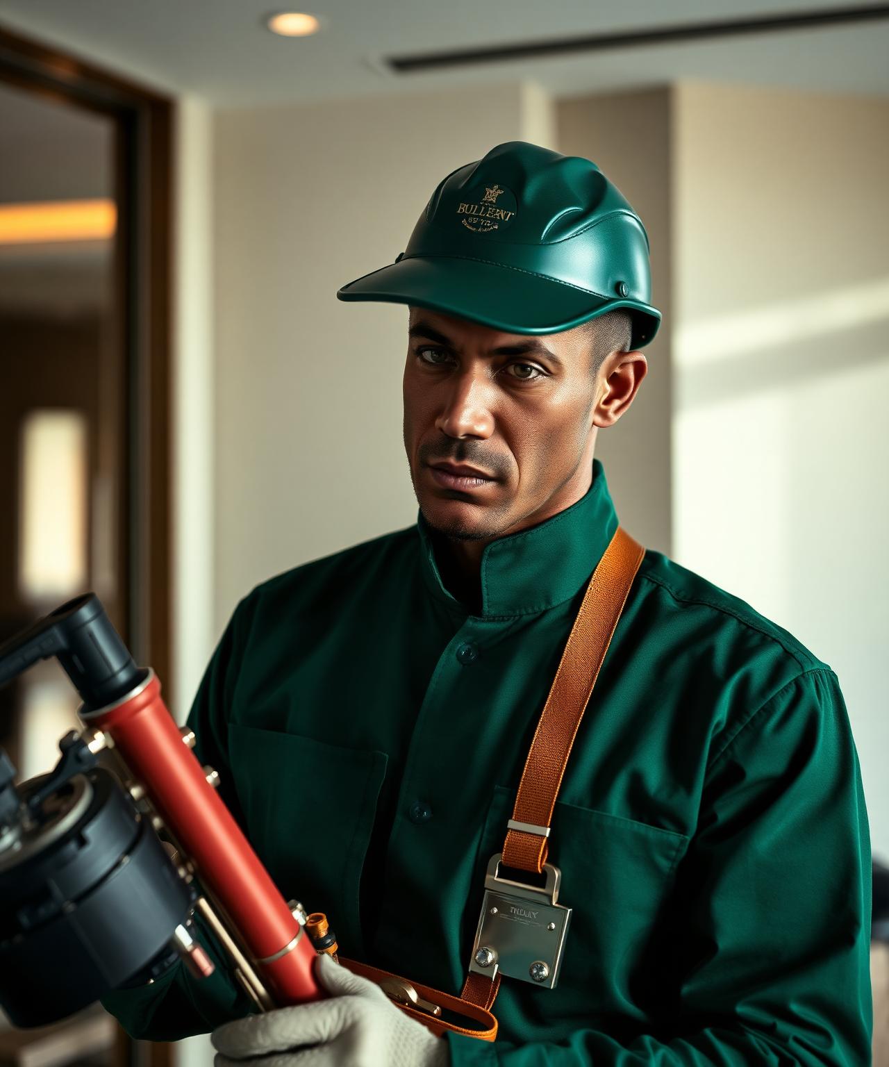 Eurots Dubai technician at work in a Dubai villa